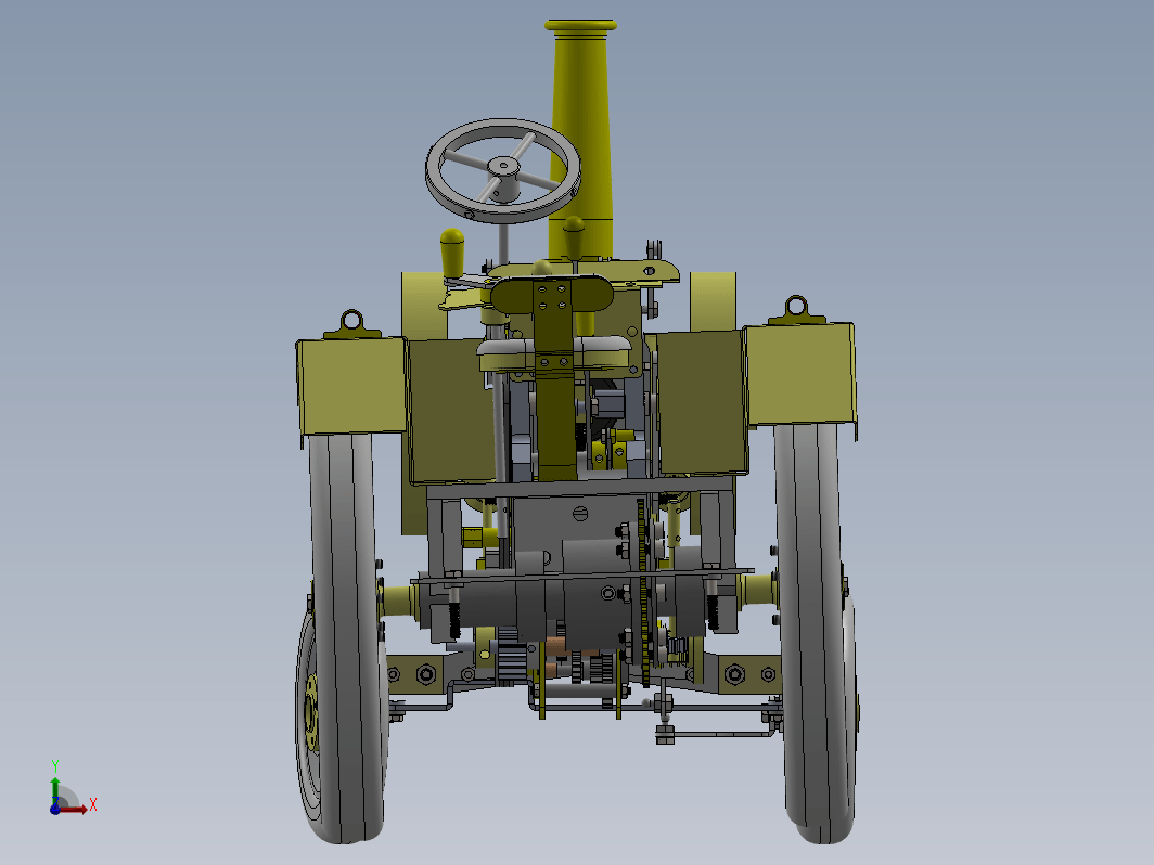 小型拖拉机建模