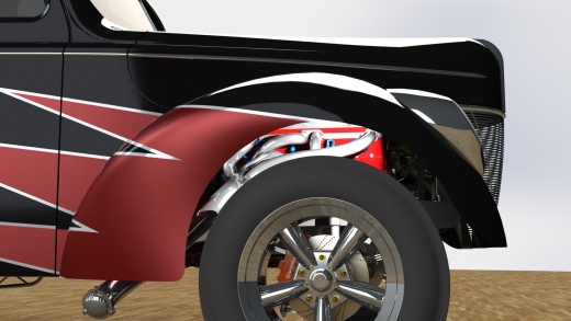 福特1940 Ford Coupe老爷车缩略图