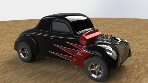 福特1940 Ford Coupe老爷车缩略图