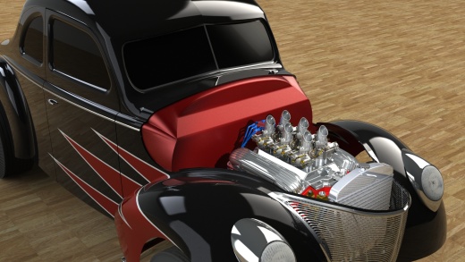 福特1940 Ford Coupe老爷车缩略图