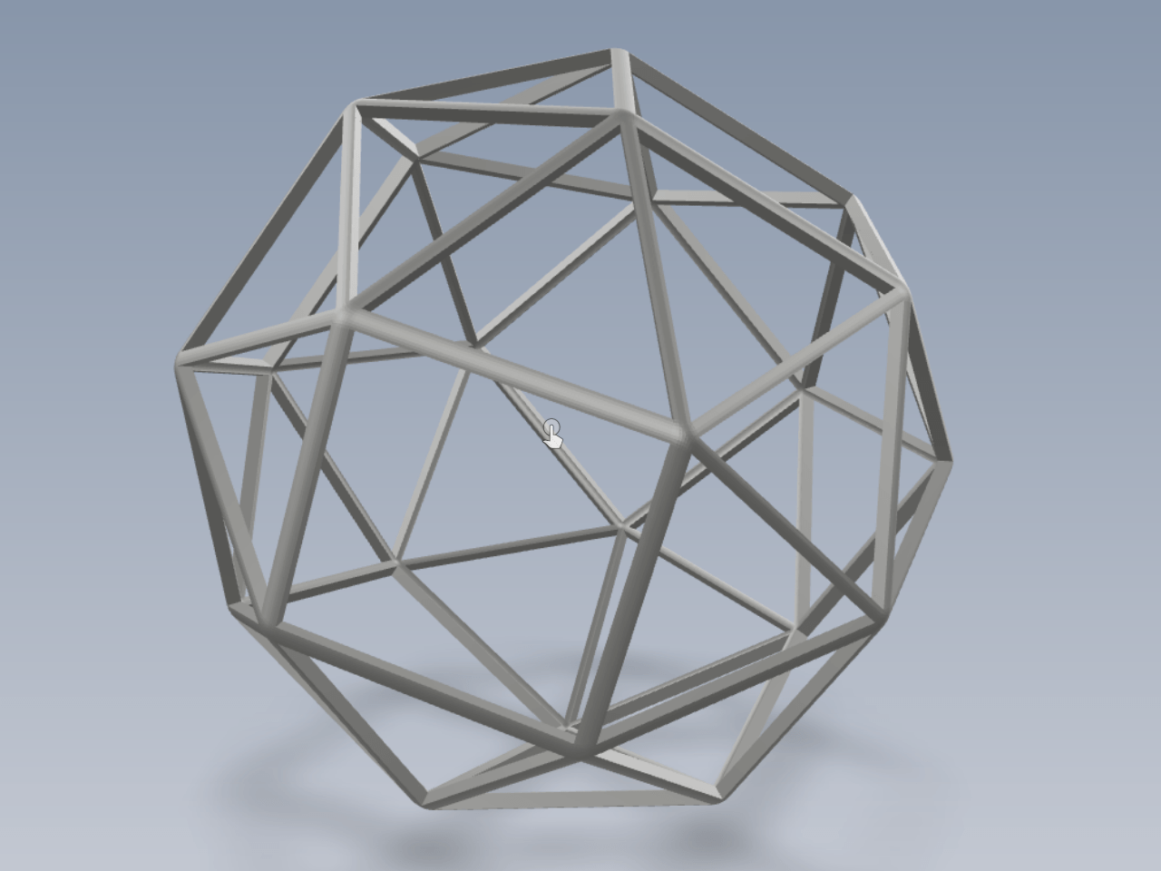 线框立方体 wireframe-snub-cube