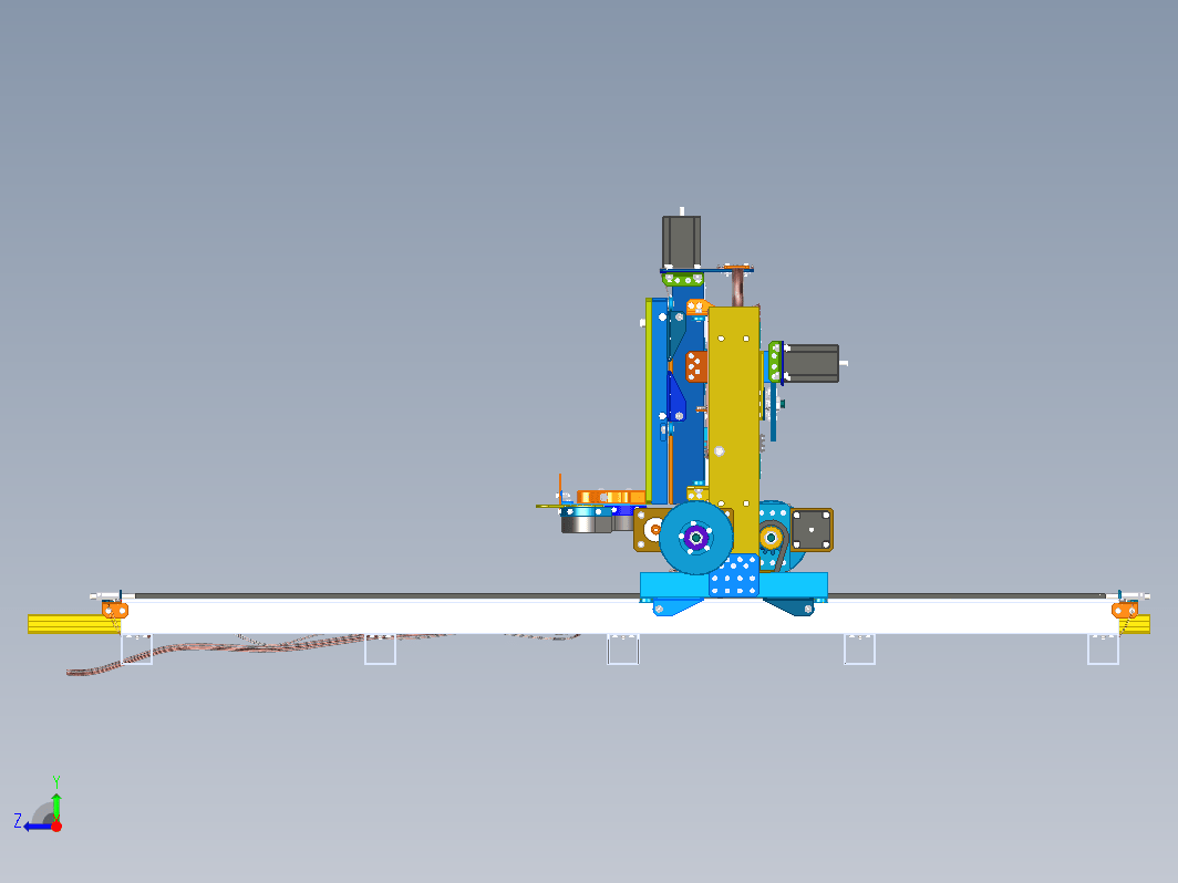 小型CNC数控铣床。用于铣削木材、塑料或铝