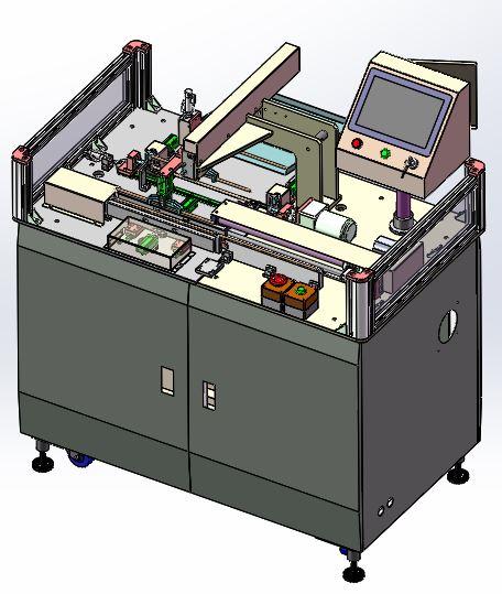 自动下料切管机3d模型+加工零部件BOM表缩略图