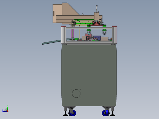 自动下料切管机3d模型+加工零部件BOM表缩略图