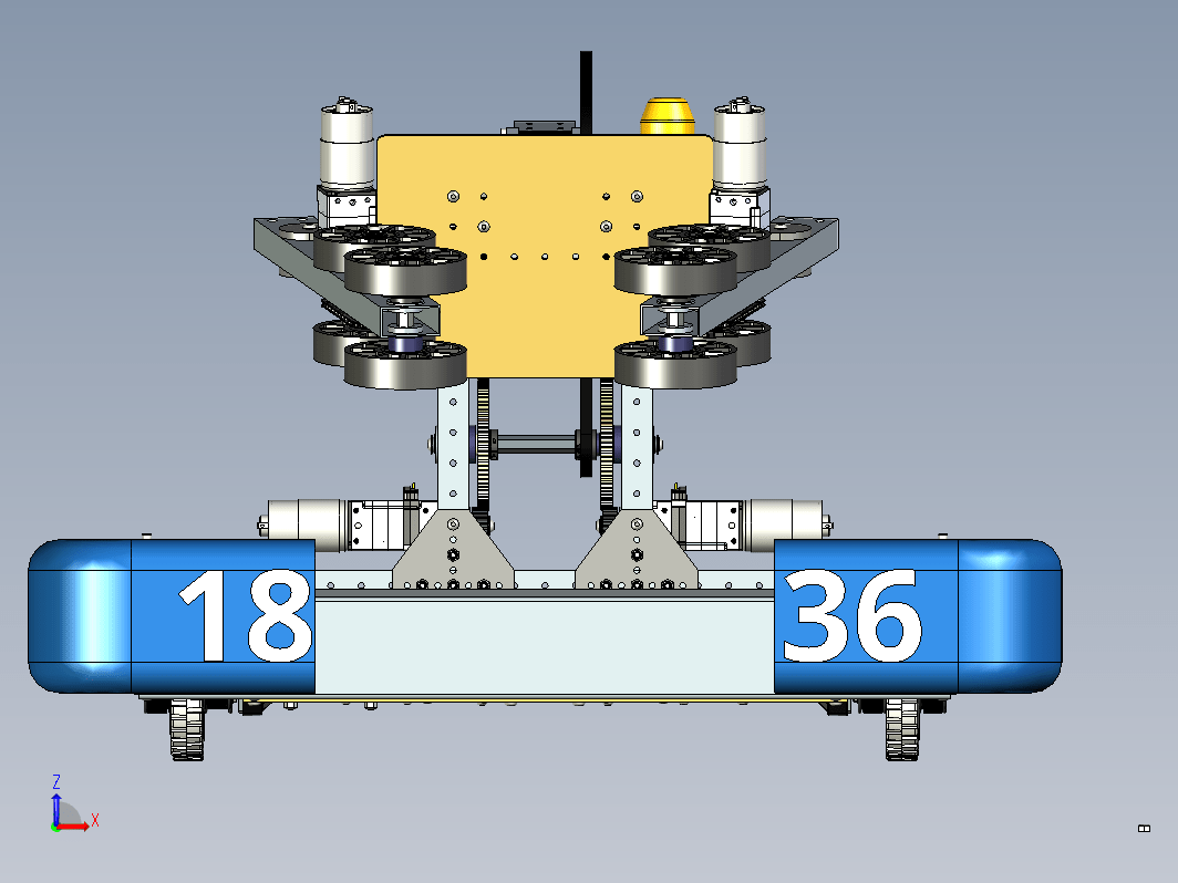 FRC2018 1836号机器人车