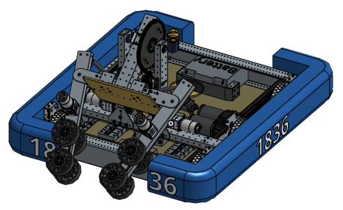 FRC2018 1836号机器人车