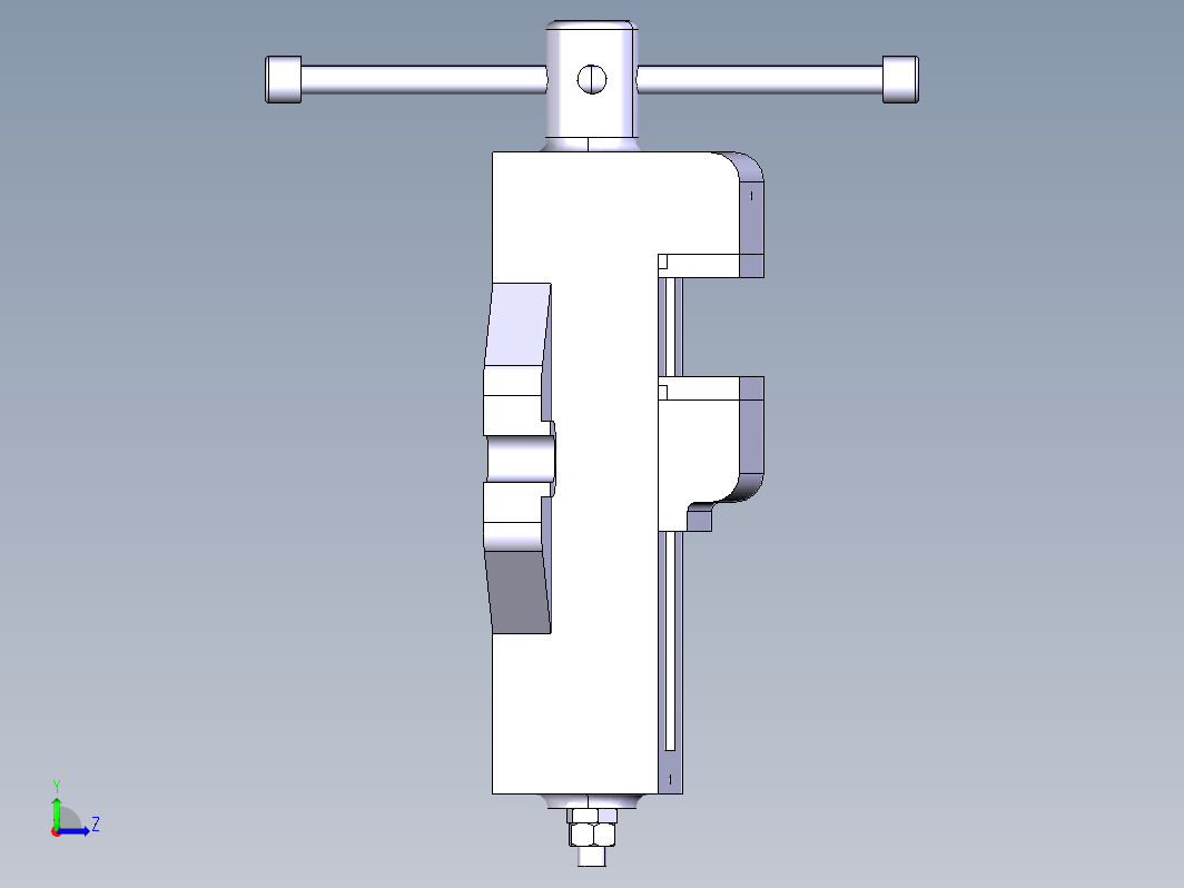 虎钳台钳卡钳-bench-vice-89 2 CATIA