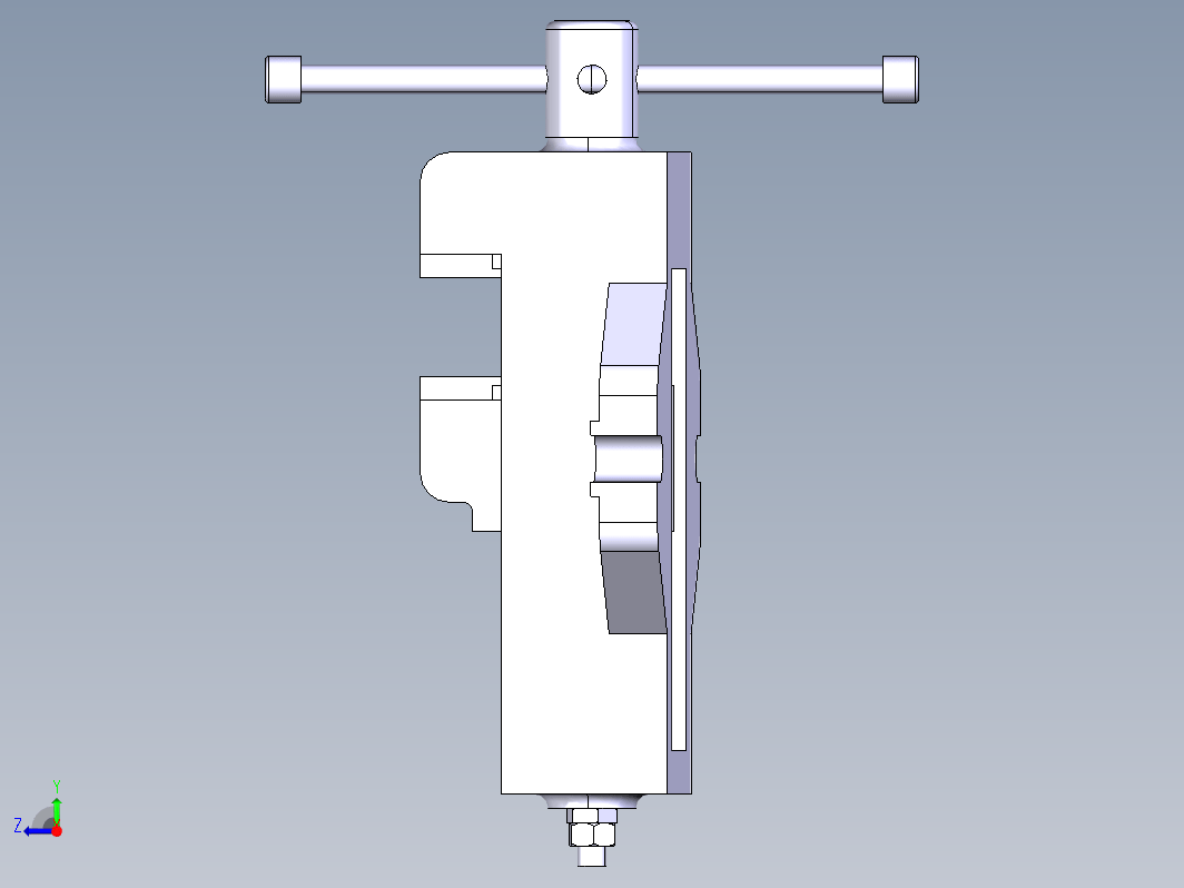 虎钳台钳卡钳-bench-vice-89 2 CATIA