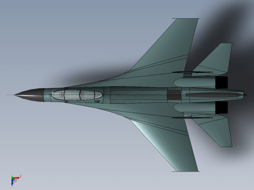 Shrey Yadav设计的苏Sukhoi Su-27战斗机缩略图