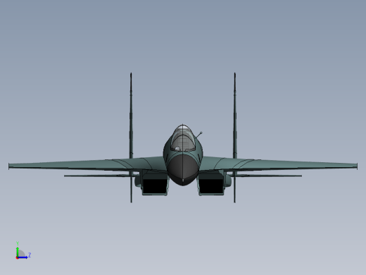 Shrey Yadav设计的苏Sukhoi Su-27战斗机缩略图