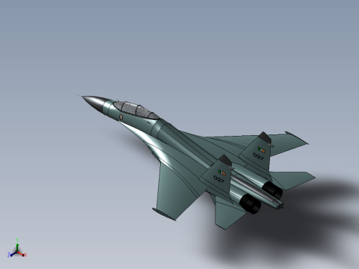 Shrey Yadav设计的苏Sukhoi Su-27战斗机缩略图