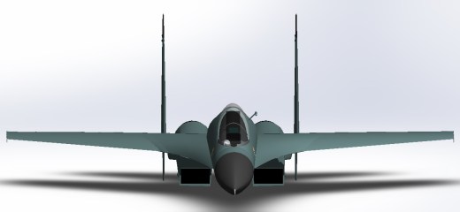 Shrey Yadav设计的苏Sukhoi Su-27战斗机缩略图