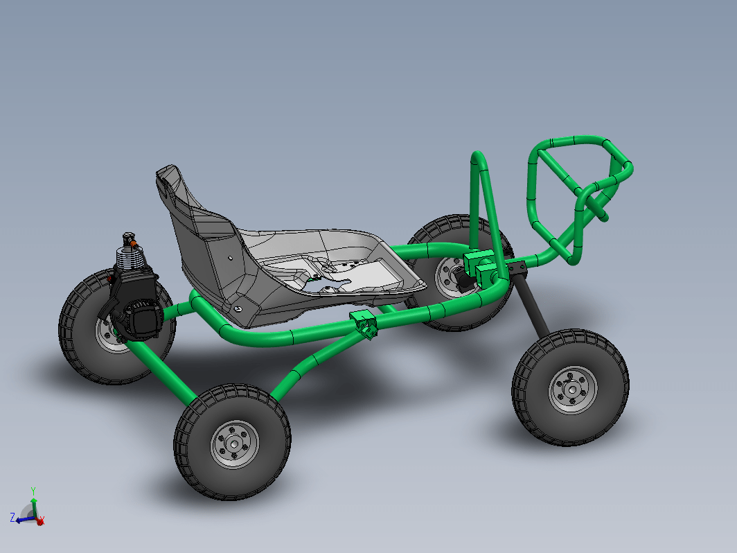 迷你轻型电动四轮玩具小车