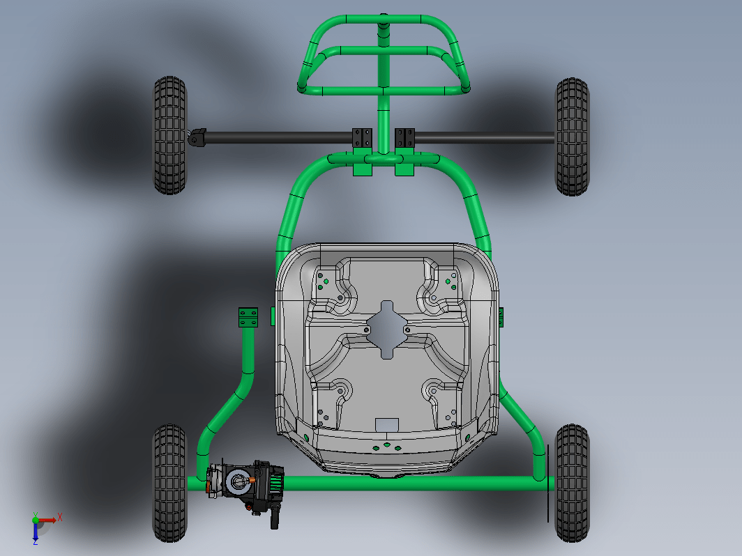 迷你轻型电动四轮玩具小车