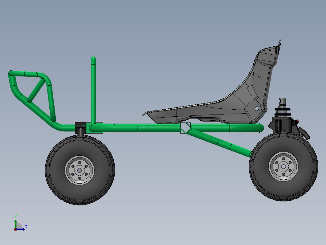 迷你轻型电动四轮玩具小车