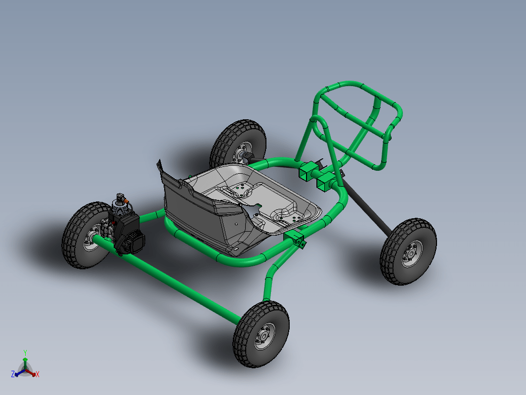 迷你轻型电动四轮玩具小车