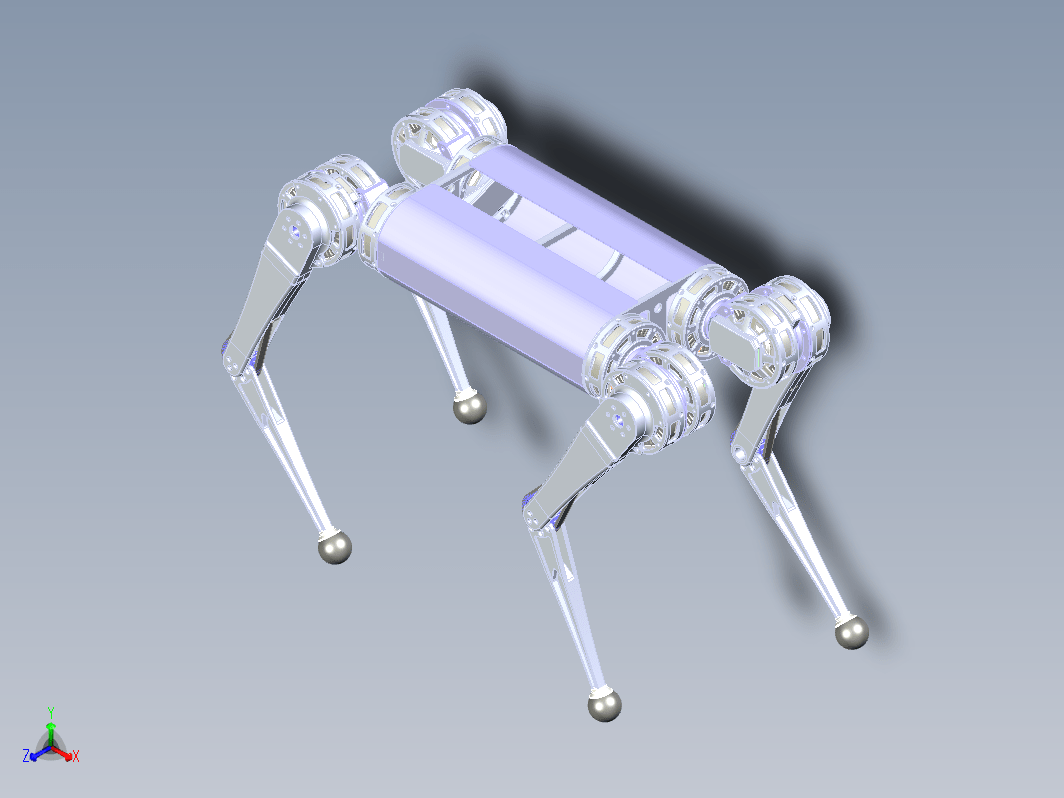 四足机器狗结构 Cheetah robots