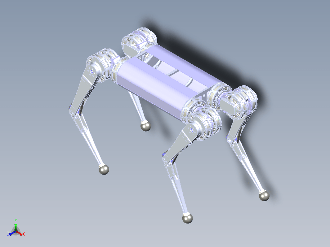 四足机器狗结构 Cheetah robots