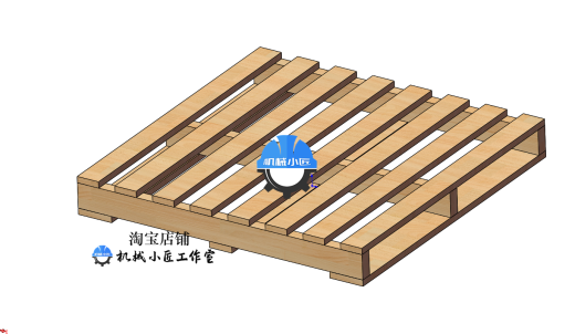 常用木质托盘3D缩略图