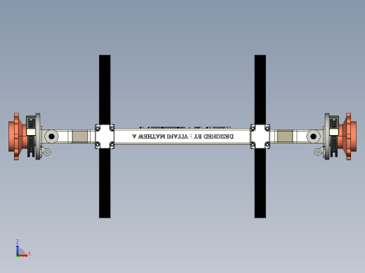 Axle带钢板弹簧的车轴缩略图