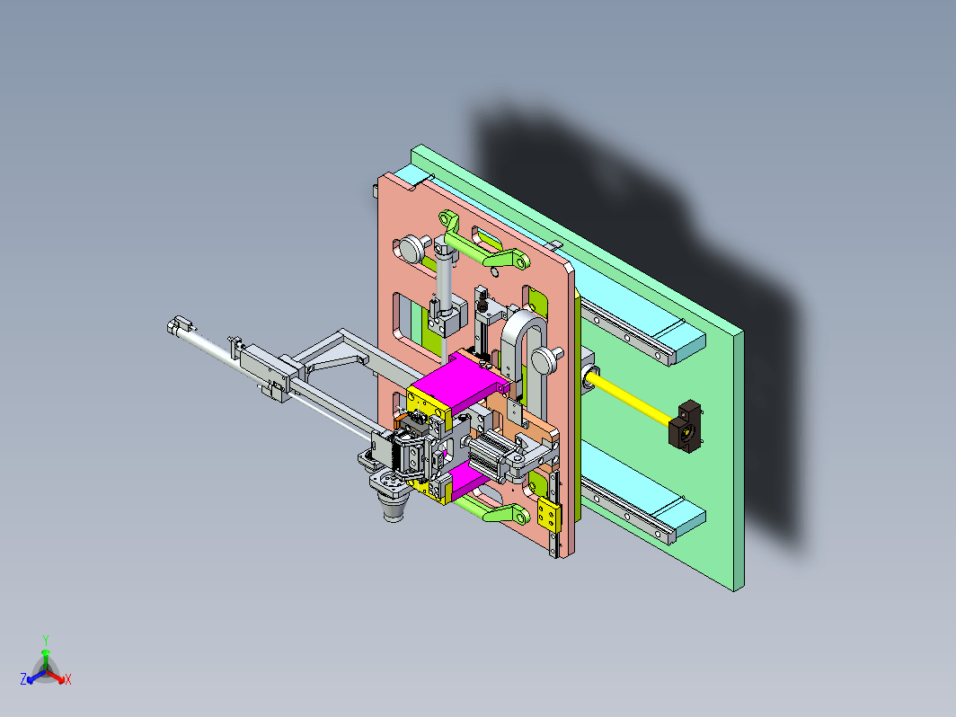 金属铜成型机构