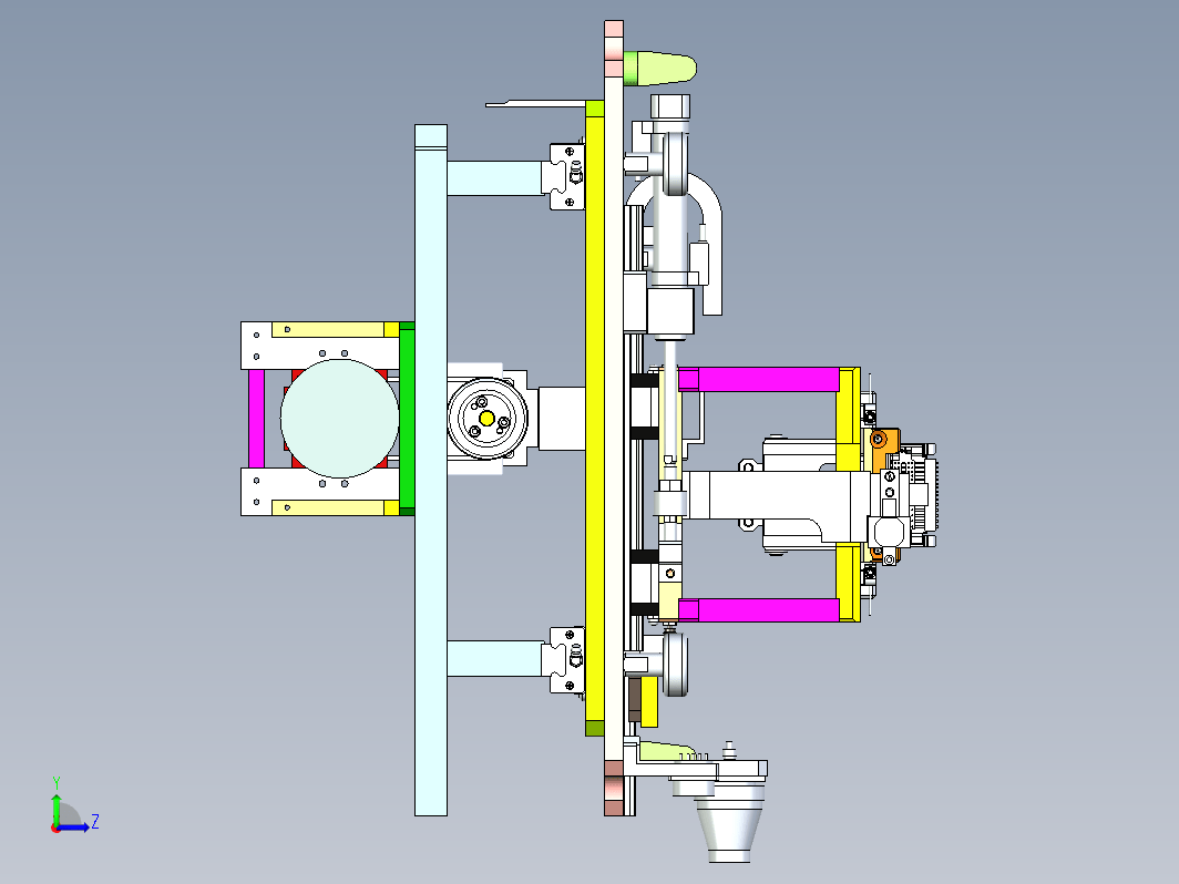 金属铜成型机构