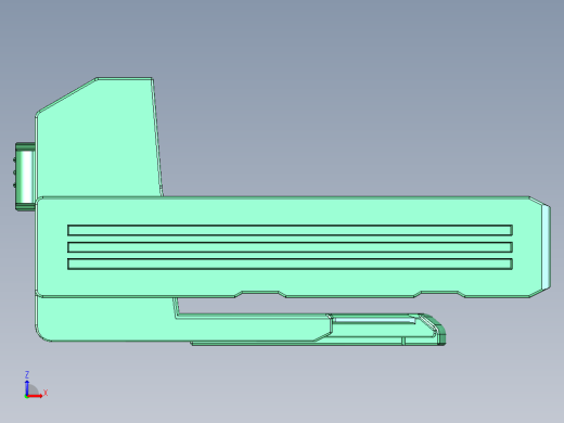 小孩儿玩具车车架注塑模具设计缩略图