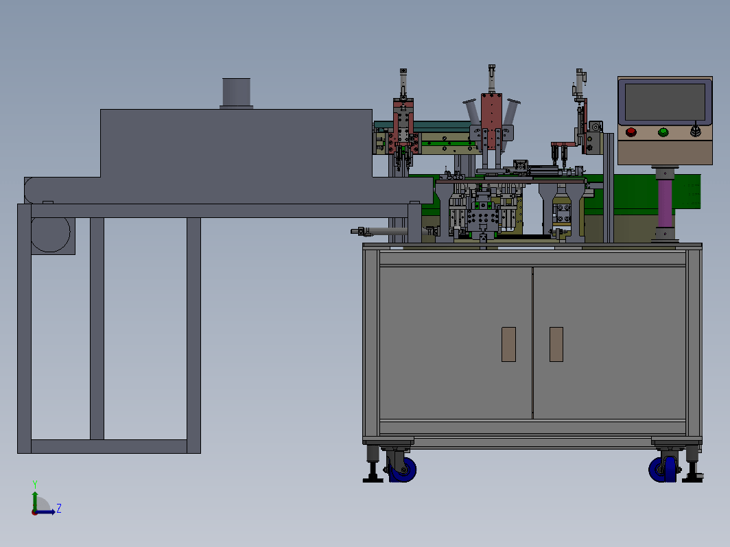 非标自动化电感组装机3D模型+工程图+BOM表