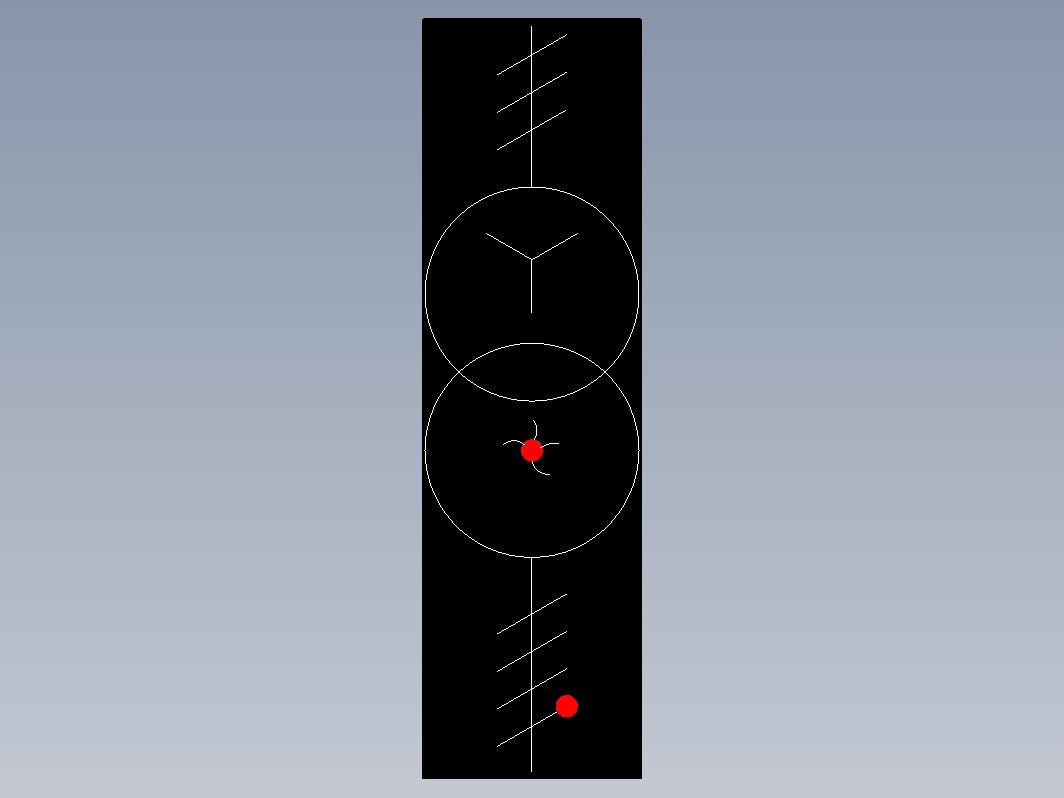 电气符号  星形,曲折形连接的三相变压器