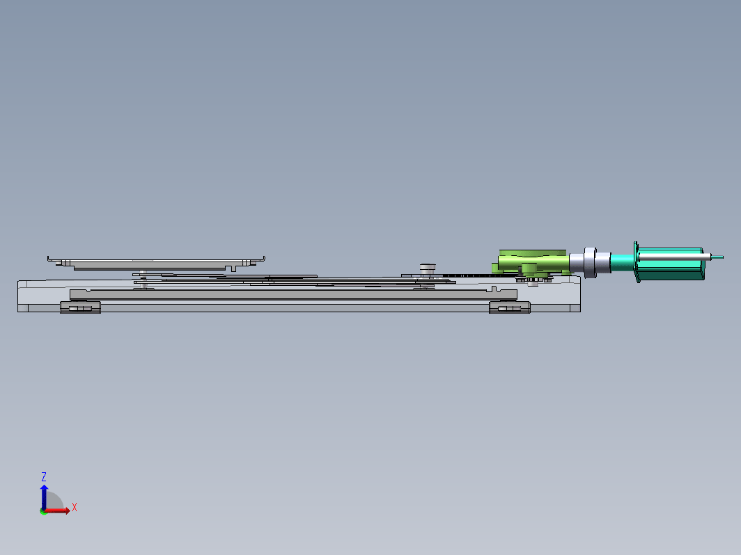 汽车车门玻璃升降器三维SW2020带参+CAD+说明书