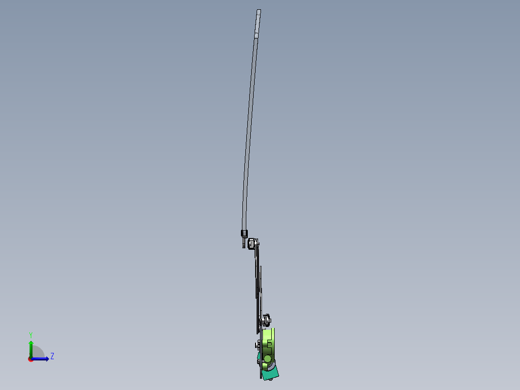 汽车车门玻璃升降器三维SW2020带参+CAD+说明书