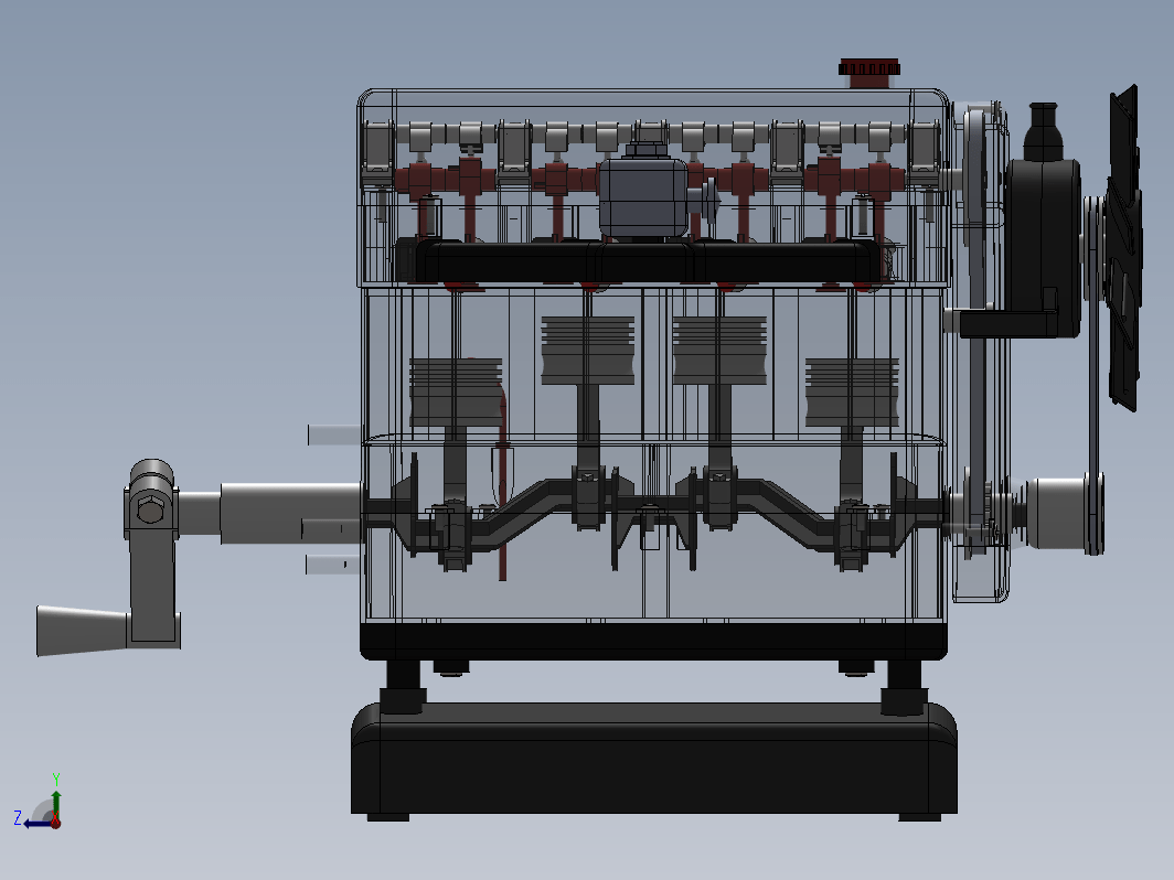 airfix四缸发动机结构