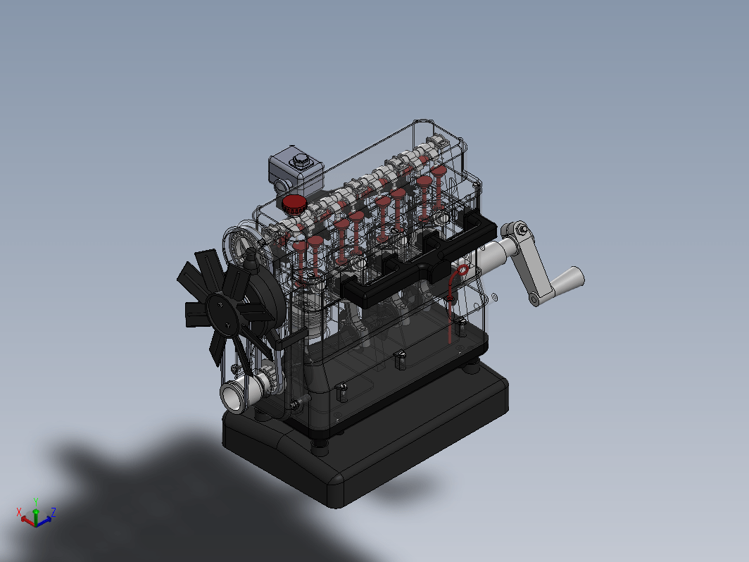 airfix四缸发动机结构