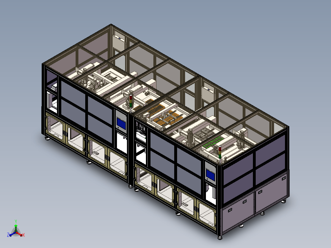 PCB散热片装配设备，震动盘自动上铆钉，载板整盘上PCB，双轨道上下料，CCD自动识别，自动压铆钉