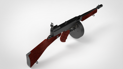 汤普森 M1928 A1玩具模型