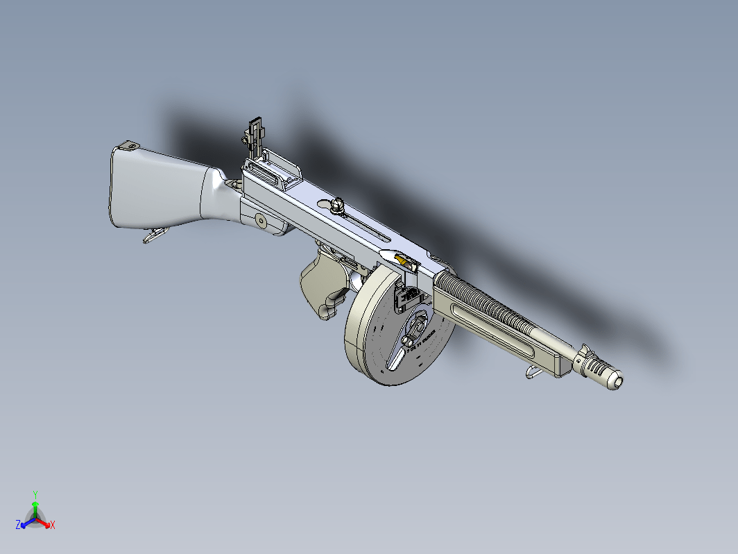 汤普森 M1928 A1玩具模型