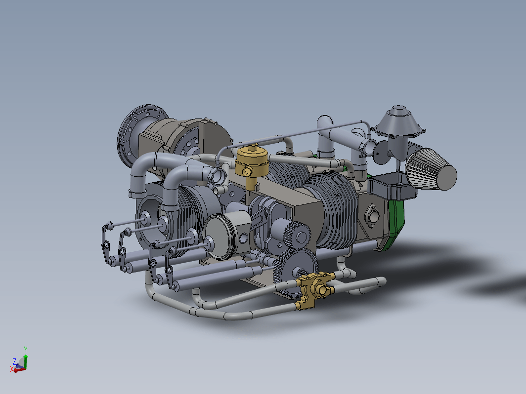 rotax 912 航空四缸发动机