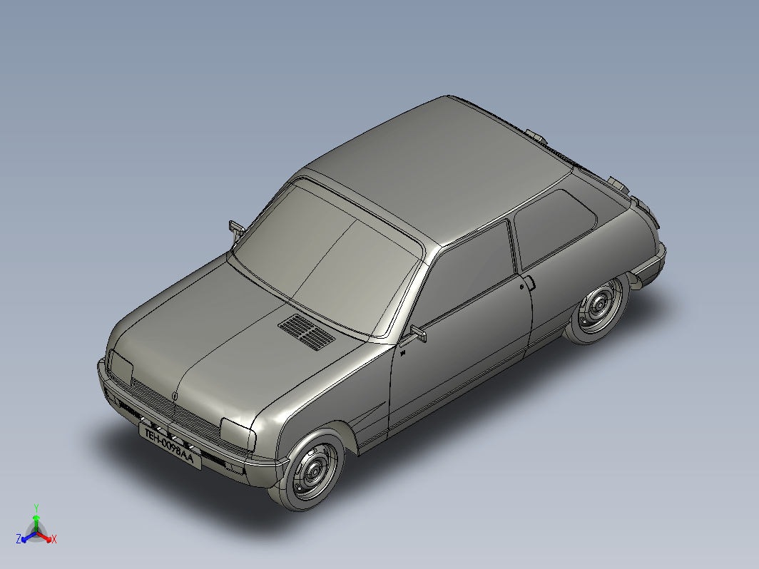 Renault 5雷诺轿车