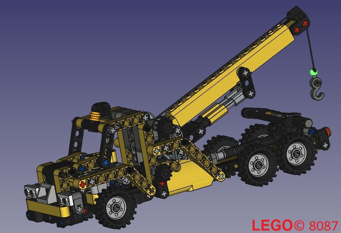 lego-8067迷你移动起重机拼装玩具模型