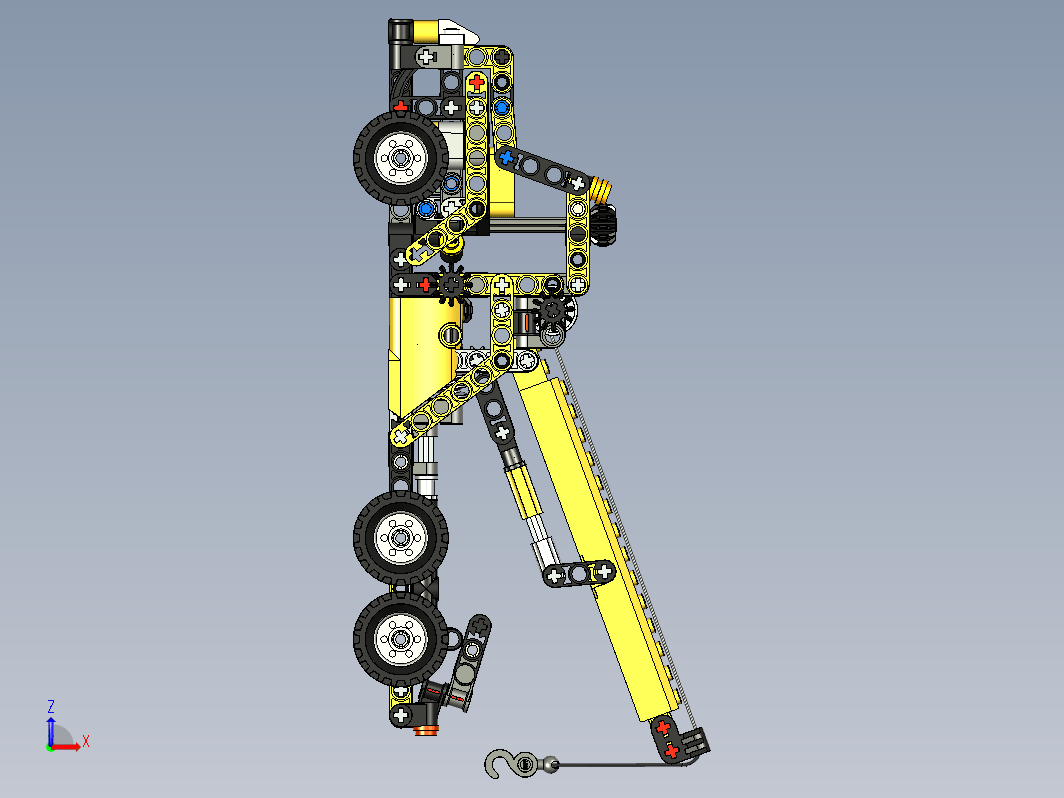 lego-8067迷你移动起重机拼装玩具模型