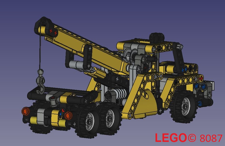 lego-8067迷你移动起重机拼装玩具模型