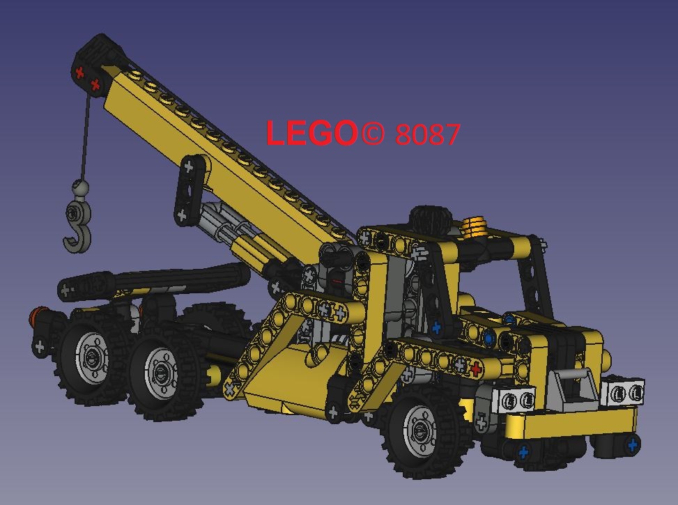 lego-8067迷你移动起重机拼装玩具模型