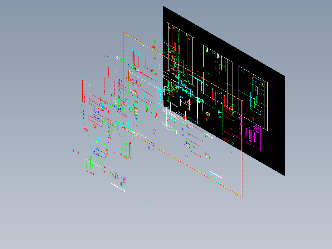 模具结构图—076承板内行