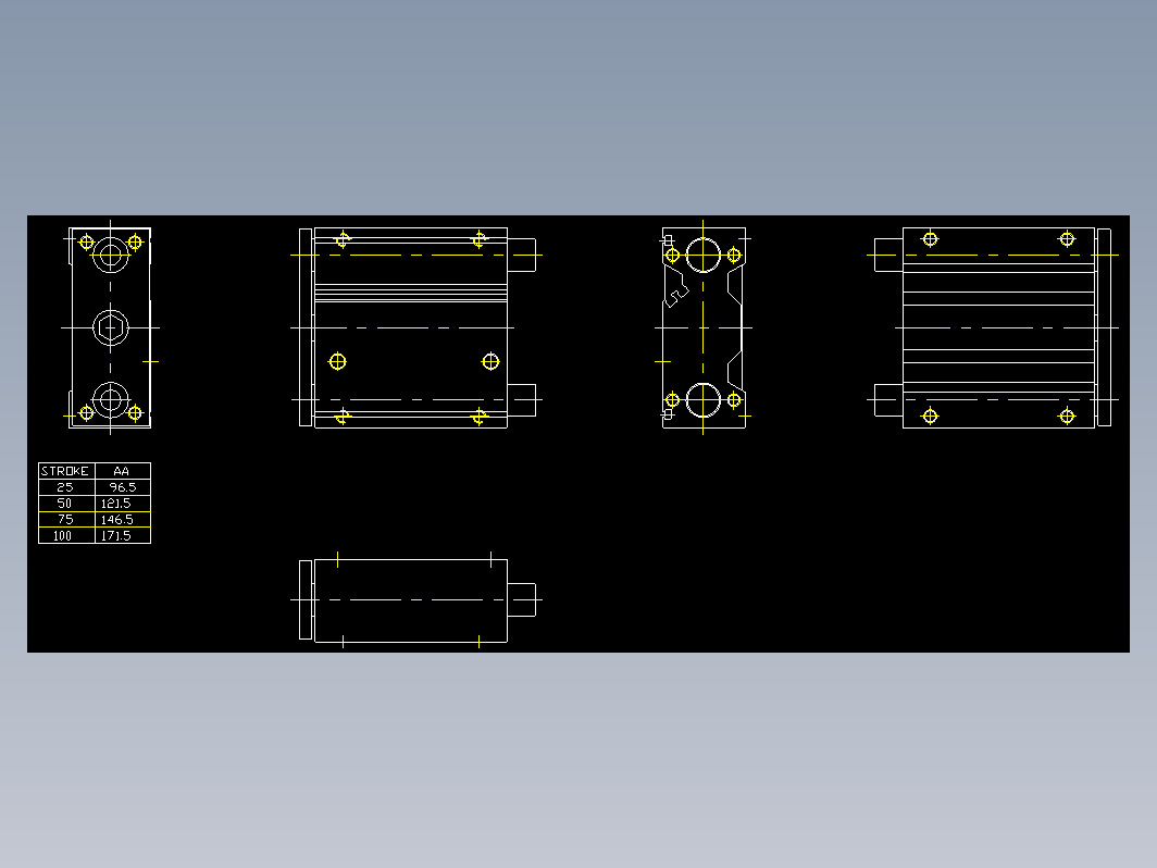 气缸 mgq40