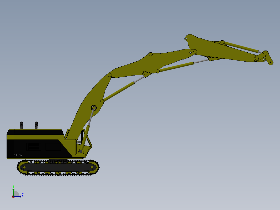 CAT 5110B重型矿用挖土机