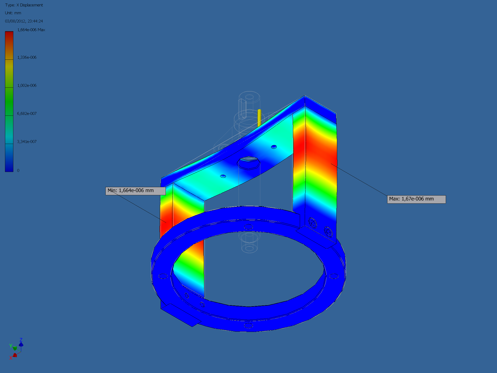 电机驱动阀3D模型 INVENTOR设计