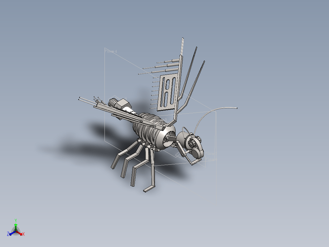 创意零件拼装小飞虫