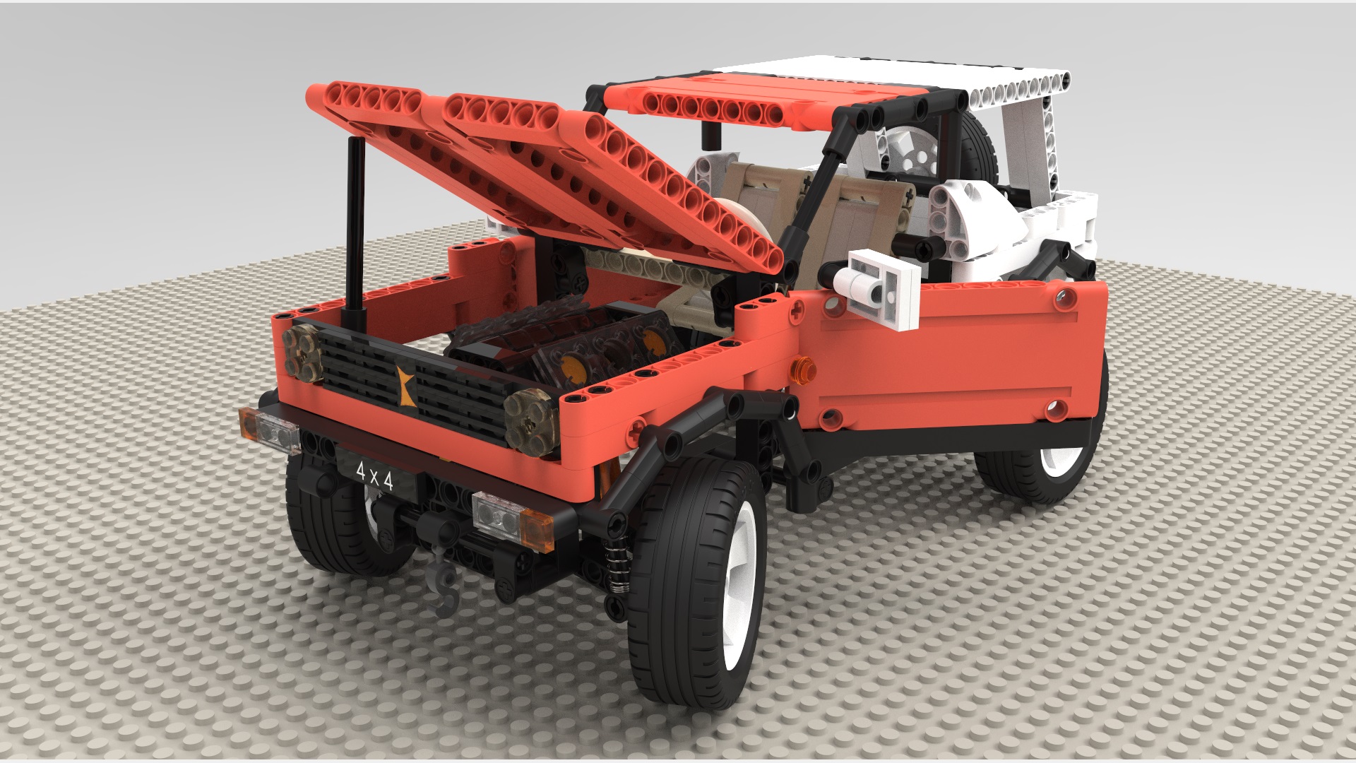 乐高Lego technic 4x4吉普车