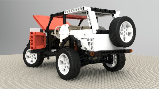 乐高Lego technic 4x4吉普车缩略图