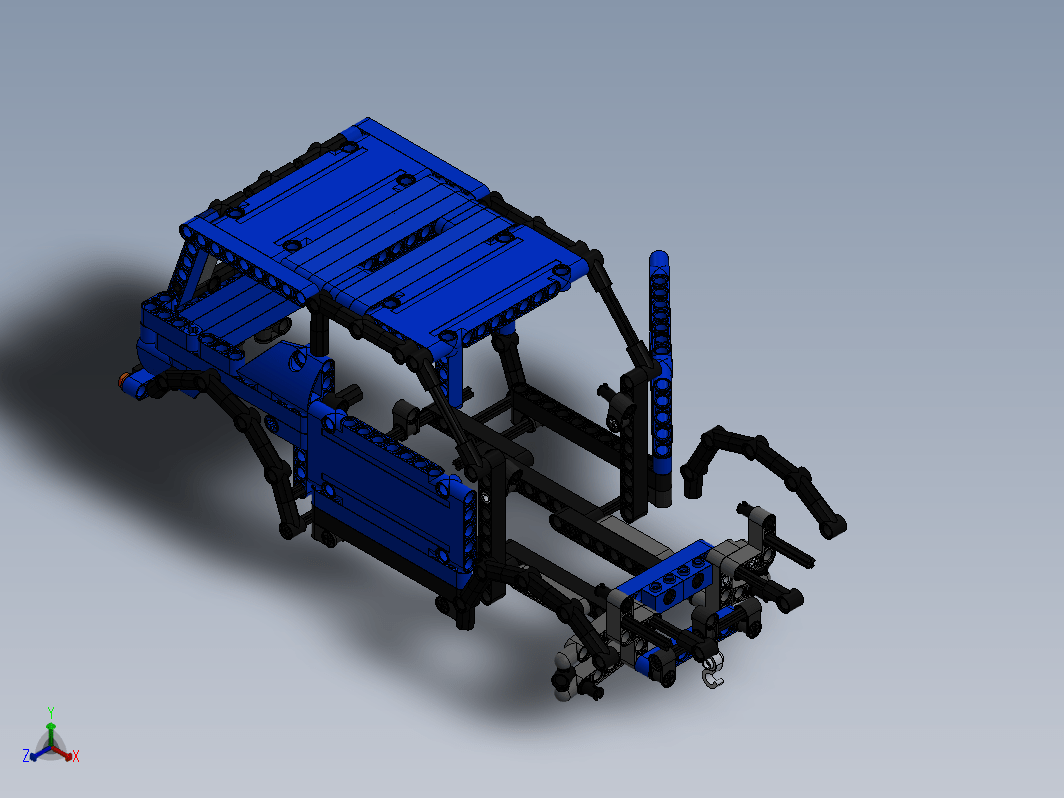 乐高Lego technic 4x4吉普车